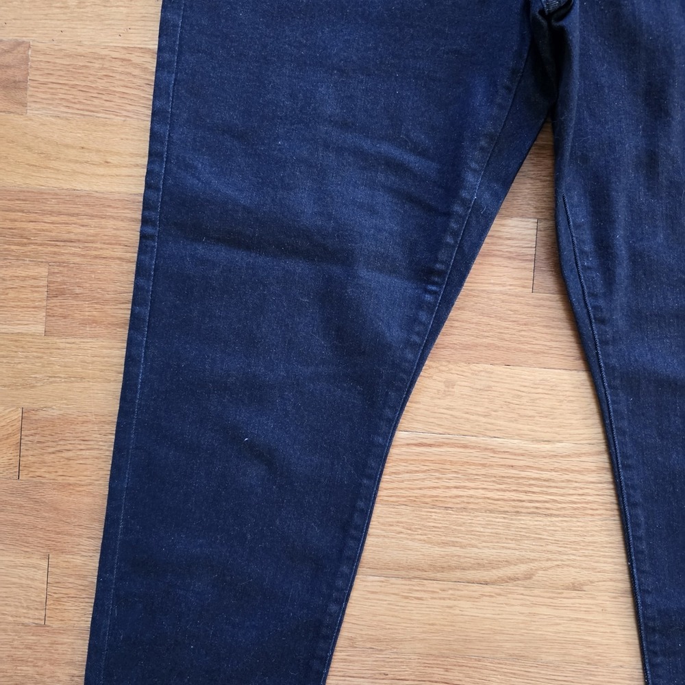 Banana Republic Womens Size 34/18 Tall Dark Wash Denim Skinny NWT City Preppy - Picture 4 of 11